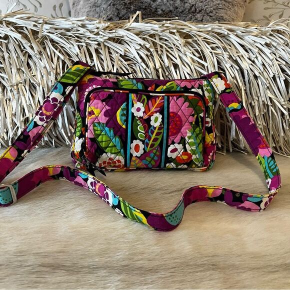 Vera Bradley Va-Va Bloom Little Hipster Crossbody Bag - Picture 1 of 14